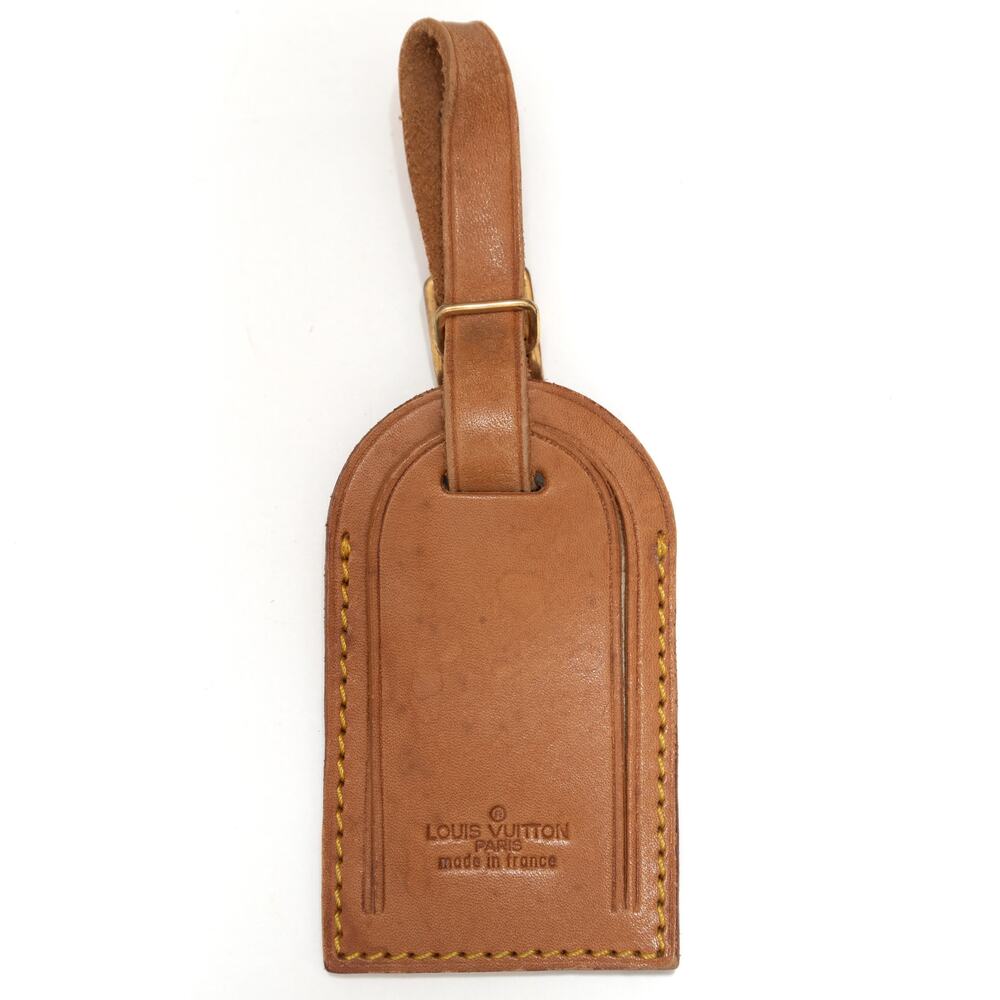 Authentic Louis Vuitton Vachetta Leather Luggage Name Tag 22